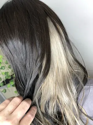セミロング カラー 艶髪職人 山本隼正のヘアスタイル