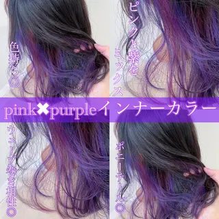 ミディアム ハイトーンカラー🌈 メンズパーマ鈴木康平のヘアスタイル