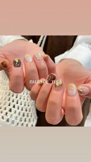 ネイル 淡色ネイル 🎀moeのネイルデザイン