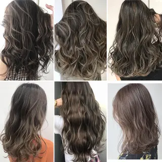 ロング カラー ヘアアレンジ 【公式】amble luxe池袋東口🩷のヘアスタイル