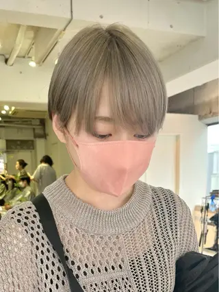 ショート カラー 🌿似合わせ透明感 カラー松本朋幸🌿のヘアスタイル