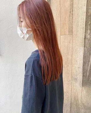 ロング カラー HATSUMEI ゆうまのヘアスタイル