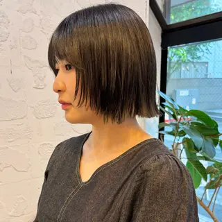 ショート カラー 🌿レイヤーボブ/パ ーマ🌿　木梨健太のヘアスタイル