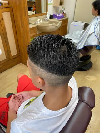 ショート メンズ 浅見 天翔のヘアスタイル