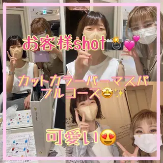 ショート カラー メンズ キッズ ✂︎ショート、ボブ、 レイヤー🩵YUMIのヘアスタイル