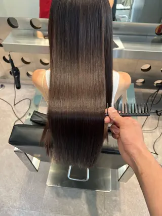 セミロング パーマ 堀江 /木下椋麻のヘアスタイル