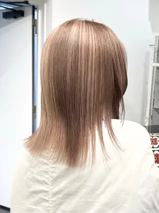 ミディアム カラー HARU//原宿🤍 リピート率NO.1のヘアスタイル