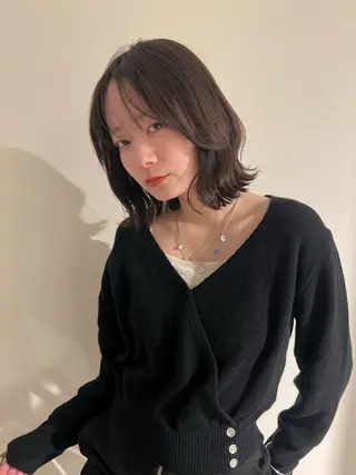 ミディアム 似合わせカット/ カホのヘアスタイル