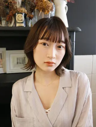 ミディアム Ebihara Satomiのヘアスタイル