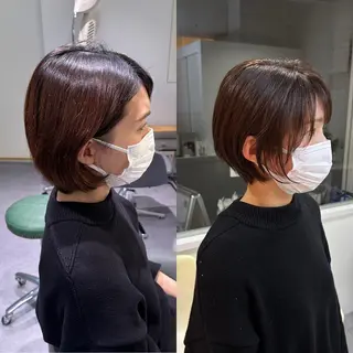 ショート カラー ハイトーンショート 特化吉田義隆のヘアスタイル