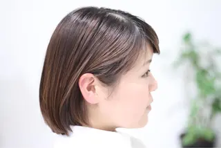 ショート カラー パーマ 矢島 真樹のヘアスタイル