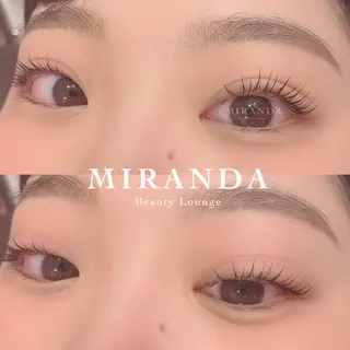 マツエク・マツパ アイブロウ MIRANDA beautyのマツエク・マツパデザイン