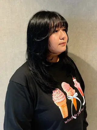 ロング ハイトーンカラー 縮毛矯正/ジャックのヘアスタイル