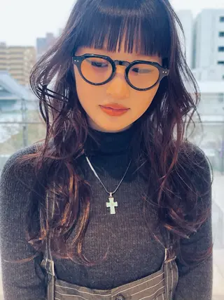 ロング 園田 渉 ◤SHIKIO◢のヘアスタイル