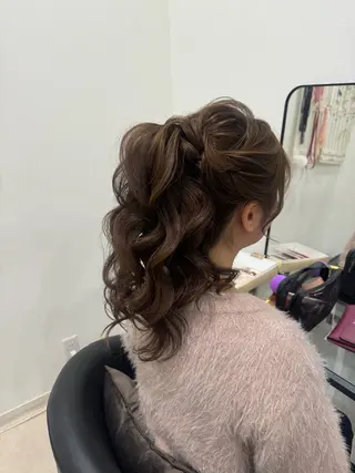 ロング ヘアアレンジ Mikazuki オーナーTeradaのマツエク・マツパデザイン