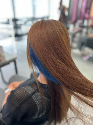 ロング カラー 山田 隆聖のヘアスタイル