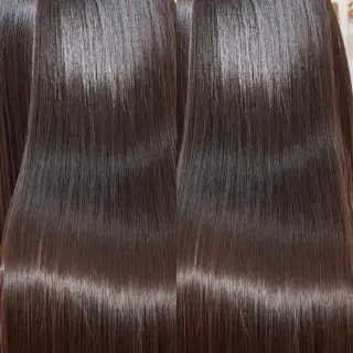 ロング カラー ヘアアレンジ キッズ 横浜関内髪質改善 re:Magoのヘアスタイル