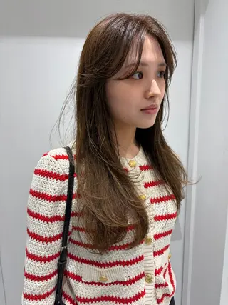 ミディアム カラー SALOWIN 栄3丁目店所属・砂原 ひよりのヘアスタイル