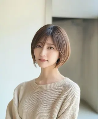 ショート 年齢悩みを全て解消/ 白髪と癖毛 松本雄光のヘアスタイル