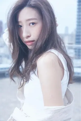 ロング カラー ヘアアレンジ 山北 咲子のヘアスタイル