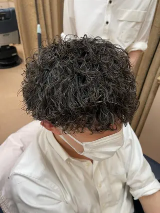 ショート パーマ メンズ 【メンズ限定】 旭岡亘哉のヘアスタイル