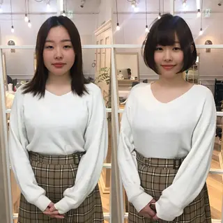 ショート カラー 大人可愛いショート* NoWL栗原隆成のヘアスタイル