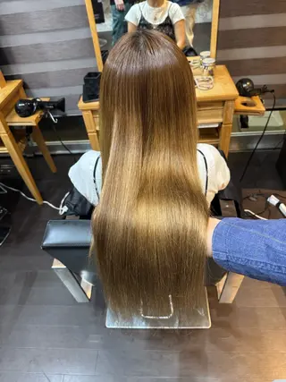 ロング 吉田 剛のヘアスタイル