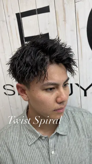 カラー パーマ メンズ DIECE所属・メンズ特化 ⚡️ナツキ⚡️のヘアスタイル