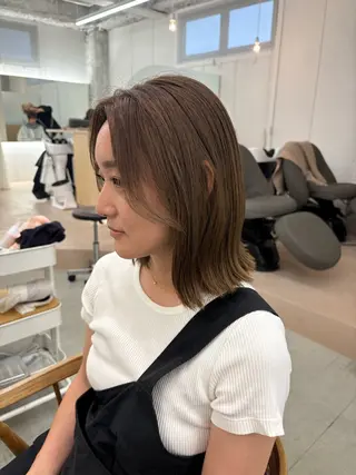 ミディアム カラー NIKO/名古屋/ 髪質改善/艶髪のヘアスタイル