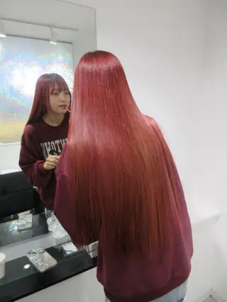 ロング カラー 似合わせスタイル☁️ 堀内志茉🍀のヘアスタイル