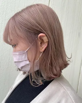 ミディアム カラー 髪質改善・縮毛矯正 年間1500名担当♪のヘアスタイル