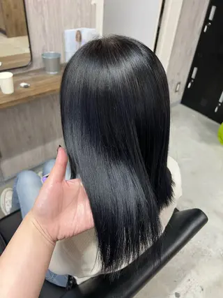 ミディアム lafit kaede/韓国ヘアのヘアスタイル