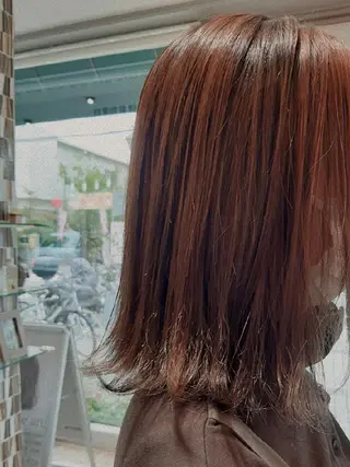 ミディアム はらだ ともこ☺︎のヘアスタイル