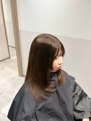 ロング 大宮レイヤーカット× 透明感カラー　rioのヘアスタイル