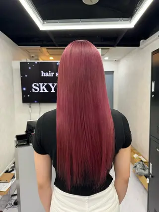 ロング カラー モデル募集中🖤 𝐀𝐘𝐀𝐇𝐀のヘアスタイル