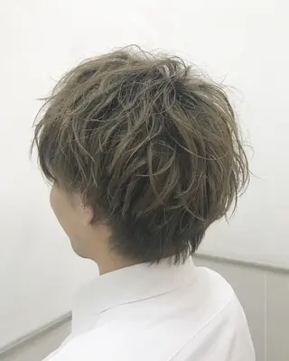 カラー メンズ メンズサロン アソビ元町のヘアスタイル