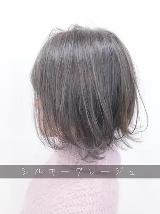セミロング カラー 🫧渋谷美容師 たくみ🫧のヘアスタイル