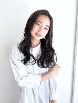 ロング カラー 松田 光雄のヘアスタイル