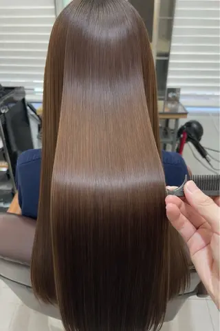 ロング ✨シルク縮毛矯正✨ RYUICHIのヘアスタイル