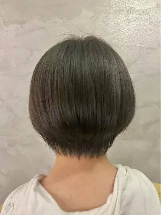 ショート 透明感カラー/ ブリーチ無し/RYOのヘアスタイル