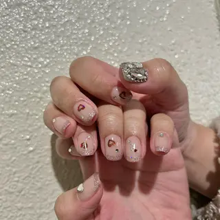 ネイル パラあり！フィルイン 美フォルムのネイルデザイン