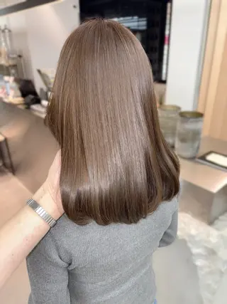 カラー 縮毛矯正/韓国ヘア /ブリーチ/ヒロのヘアスタイル