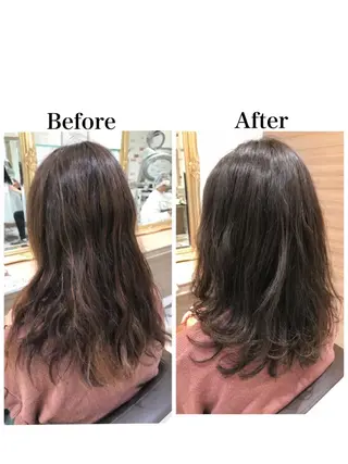 セミロング 新宿 木下拓哉のヘアスタイル