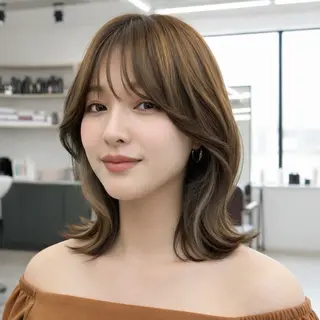 ミディアム モデル募集🌟 吾郷七海のヘアスタイル