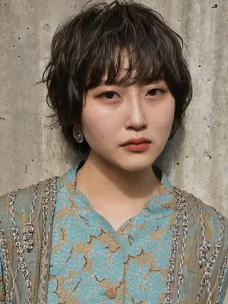 ショート カラー risa 。のヘアスタイル