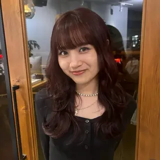 ロング 吉田 葉音のヘアスタイル