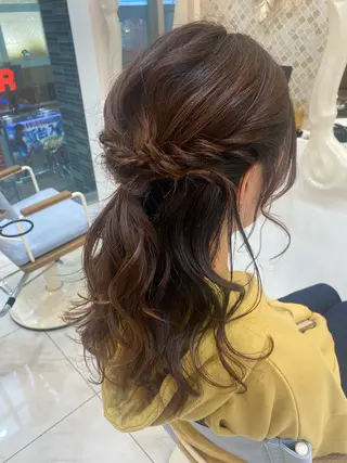 ヘアアレンジ 艶髪/透明感/ 三宅晴香のヘアスタイル