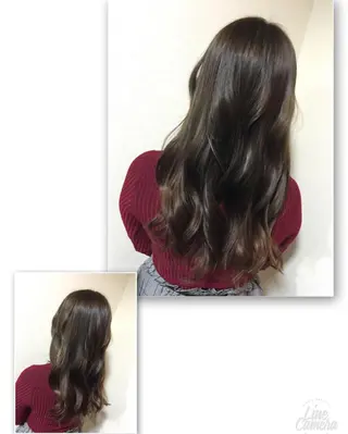 ショート ミディアム セミロング ロング カラー パーマ ヤマグチ ヒカルのヘアスタイル