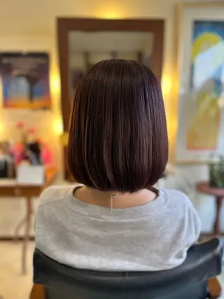 ショート 希優/ケアカラー /ハイトーンカラーのヘアスタイル