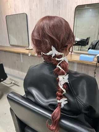 ロング lafit kaede/韓国ヘアのヘアスタイル